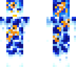 water enveloped person