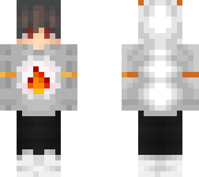 white fire flash hoodie
