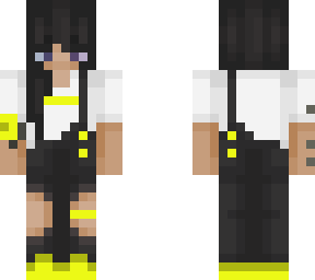 yellow overalls