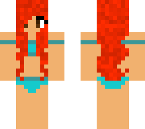 bikini girl with red hair