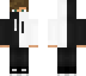 black and white