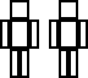 black outline