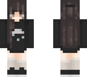 black sweater