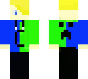 blue and green