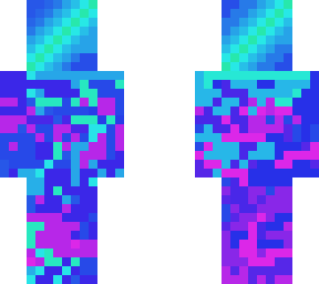 blue and purple light