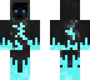 blue flame man (blue eyes)