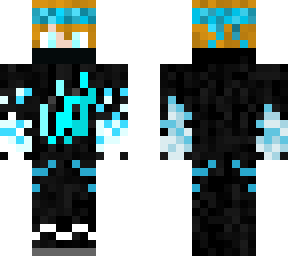 blue ice ninja with preston logo