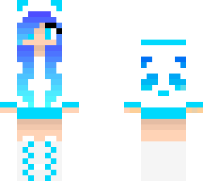 blue panda