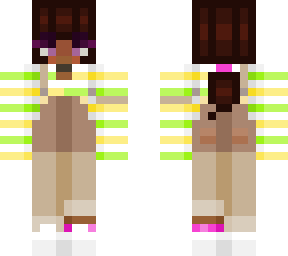 brown skin girl in @123idk outfit