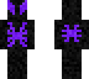 custom purple and black spiderman