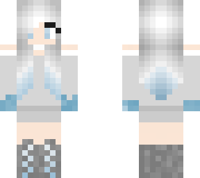 cute winter girl with mittens and earmuffs