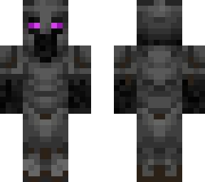 enderman in netherite armour