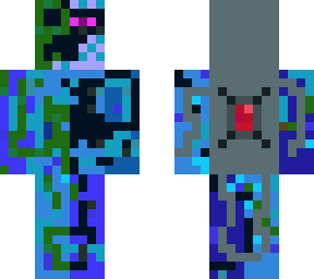 frozen creeper/enderman cyborg