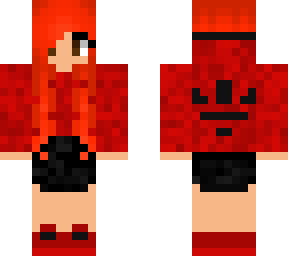 gamer girl with red hair