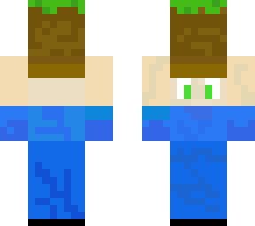guy carrying grass block