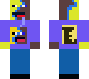 half mr.yellow and half jerry