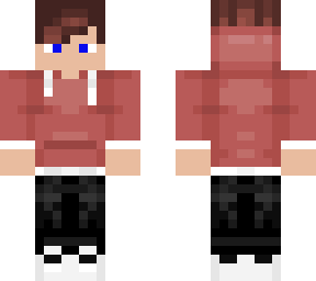 ieshuaplyz in a red hoodie