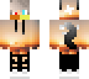 minecraft masked wolf boy