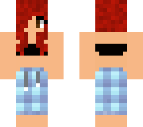 pajama girl with red hair