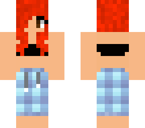 pajama girl with red hair