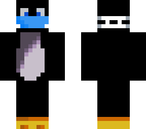 penguin with corona