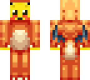 pikachu in charizard onesie