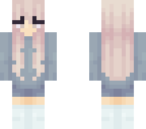 pink hair girl