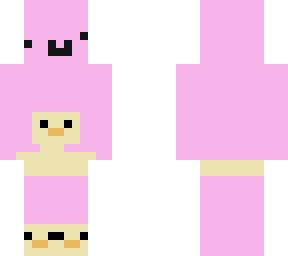 pink happy duck