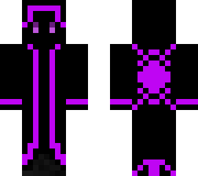 purple and black coat