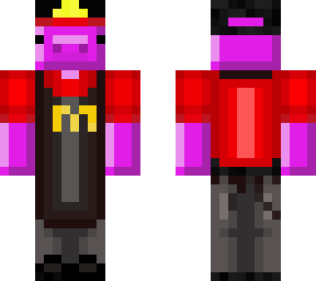 purple pig mcdonald's worker