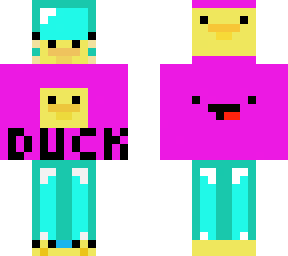 skeppy merch mixed with quack + ducky mask