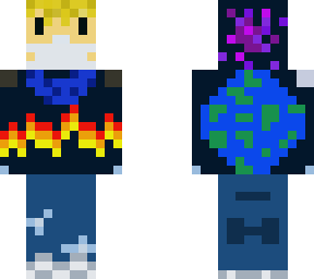 space and fire skin