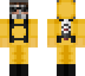 terminator in a hazmat suit with kitty hands