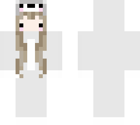 white bear onesie - female