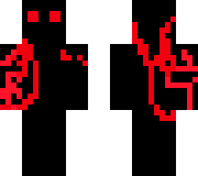 black figure with red eyes
