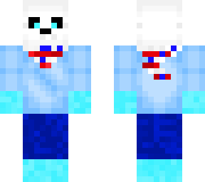 blueberry sans but with a 4th of july bandanna