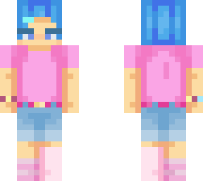casual wear  blue hair updated