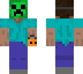 creeper mask steve (halloween)