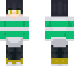 green striped sweatshirt