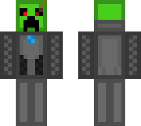 my cyborg creeper skin