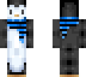 penguin blue scarf