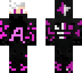 purple and black boy