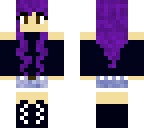 purple haired emo girl