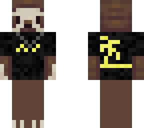 rad sloth (black n gold)