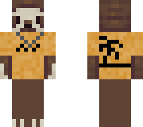 rad sloth (orange shirt)