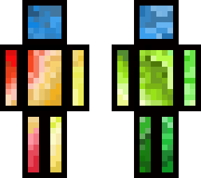 rainbow colours
