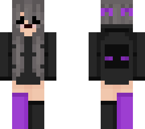 sad enderman girl