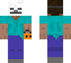 skeleton mask steve (halloween)