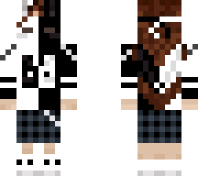 - white and black bunny mask