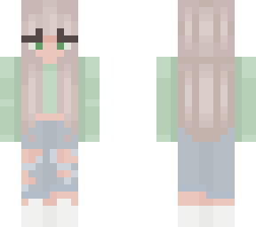 ~blonde highlights hoodie girl~
